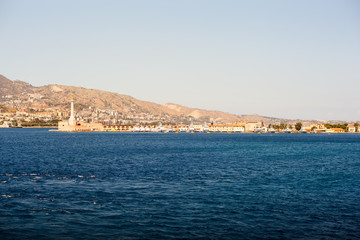 Fototapeta na wymiar Messina coast