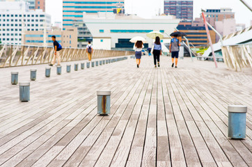 Obraz premium Osanbashi Pier,yokohama,kanagawa,tourism of japan（横浜・大桟橋）