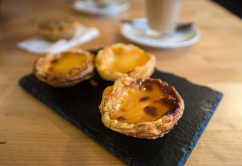 Pastel de Nata, typical sweet portuguese