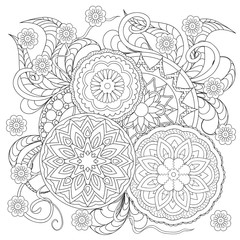 floral mandalas