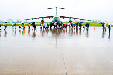 Obraz premium Festival at Yokota air base,kanagawa,tourism of japan