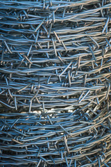 Roll of barb wire