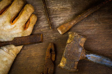 Still life of tools