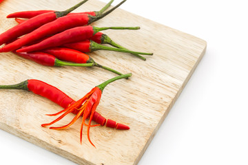 Red chili or chili pepper.