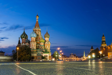 Moscow,Russia,Red square,view of St. Basil's Cathedral
