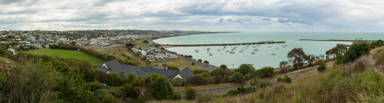 panoramic view of Oamaru