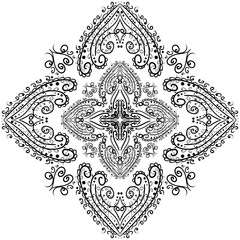 Fototapeta premium Lace ornament, mandala