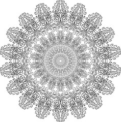 Lace ornament, mandala