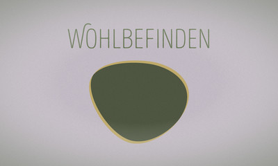 Wohlbefinden Logo Mit Text