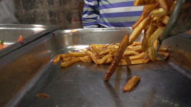 Frying French Fries