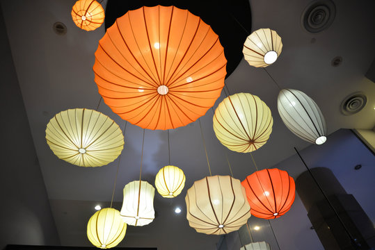 Colorful Ceiling Lights