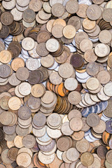background with coins