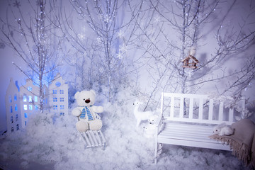 Christmas teddy bear