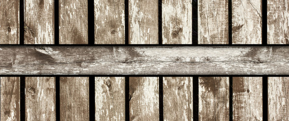 Grunge old weathered frame wood surface