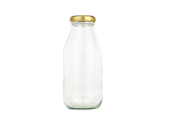 empty bottle  stand alone  white background