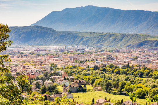 View over Bolzano
