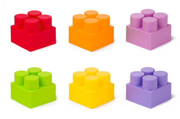 Toy brick isolated