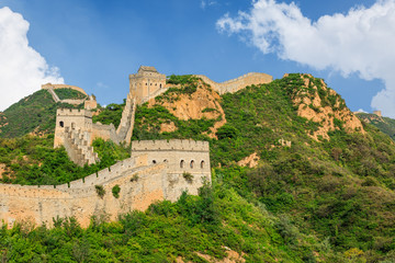 Fototapeta na wymiar The Majestic spectacular Great Wall of China