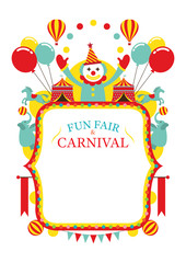 Obraz na płótnie Canvas Fun Fair, Carnival, Circus, Frame, Amusement Park, Theme Park 