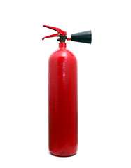 Obraz premium red fire extinguisher
