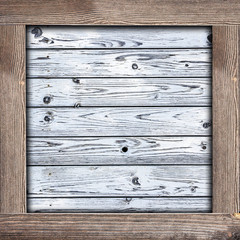 Wooden frame box template. Made with two different types of wood.