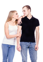 Happy couple in love