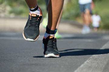 Fototapeta na wymiar Marathon runners