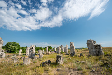 Naklejka premium Pobiti kamani - phenomenon rock formations in Bulgaria near Varna