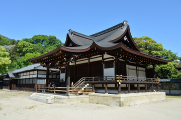 Obraz premium 岩清水八幡宮の頓宮本殿