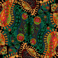 Naklejka premium paisley pattern in vector format