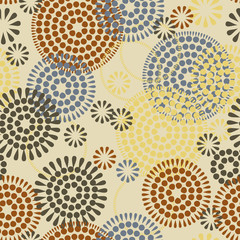 geometric pattern background vintage style pastel tone