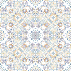 Ornamental paisley pattern, for textile, wrapping, bandanna