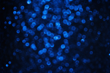  blue festive glowing blurred background closeup