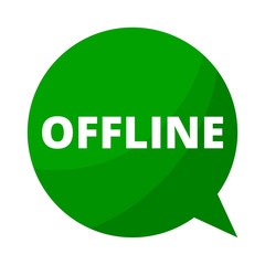 Green Speech Bubble offline