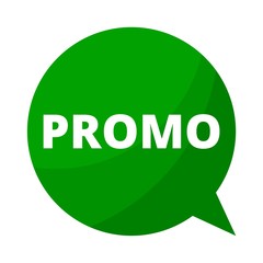 Green Speech Bubble promo