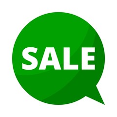 Green Speech Bubble sale