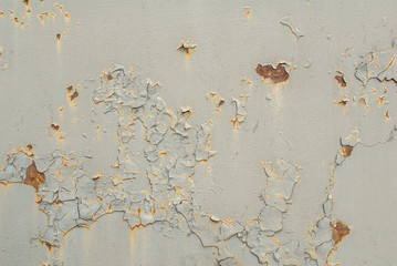 chipped paint on iron surface texture background