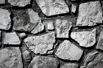 wall of stones as a texture