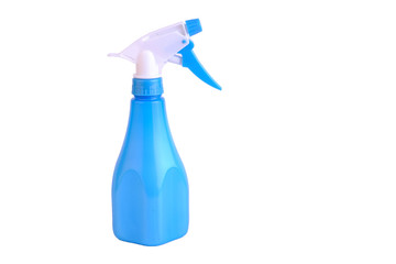 spray bottle isolated on white background. 