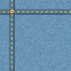 Denim Texture Seamless Vector with Seam
