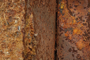 Rusty metal surface