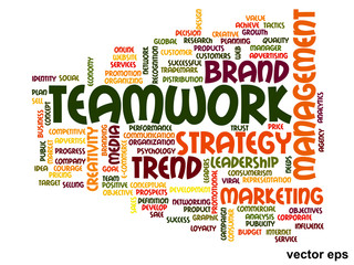 Vector onceptual business word cloud