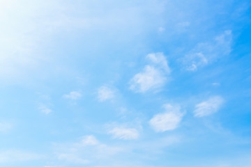 Cloud on blue sky background