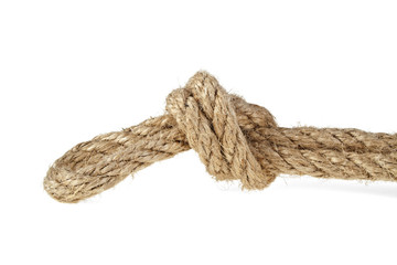 Rope isolated on white background