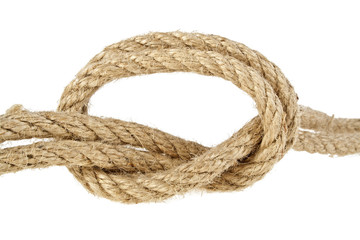 Rope isolated on white background