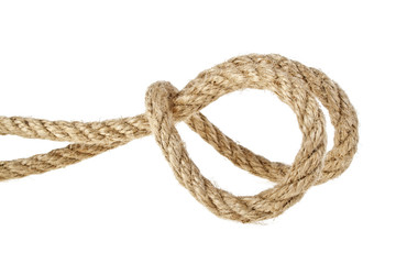 Rope isolated on white background