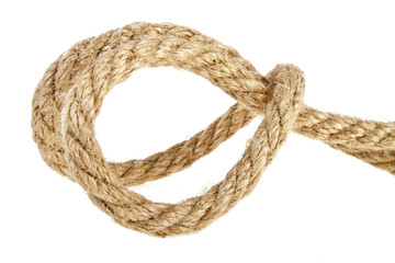 Rope isolated on white background