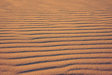 Striped pattern on a sand dune