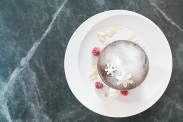 Chocolate christmas ball