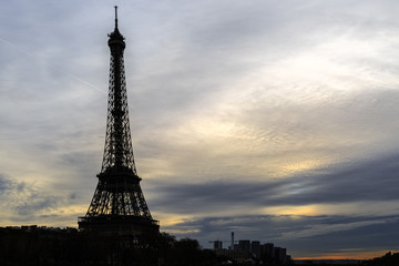 Fototapeta na wymiar Paris, La tour Eiffel